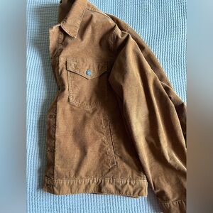 GAP Icon Corduroy trucker/jean jacket style light layer boxy and cropped fit